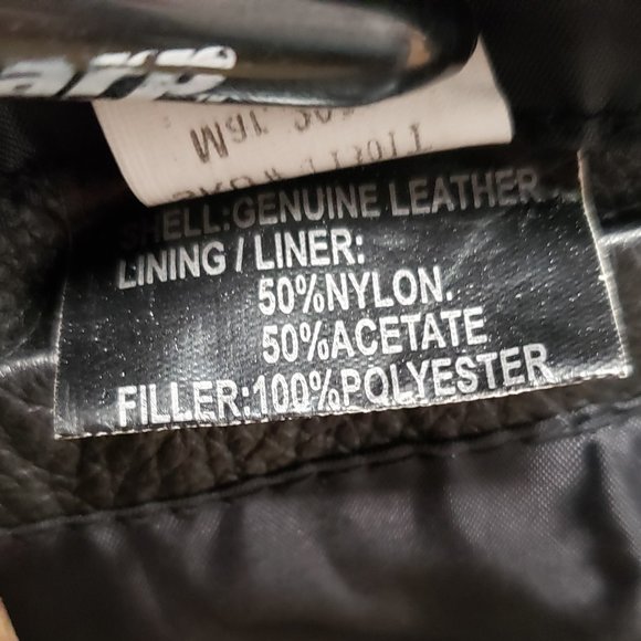 Interstate Leather Black Biker Motorcycle Vest 4XL-T - Picture 8 of 14